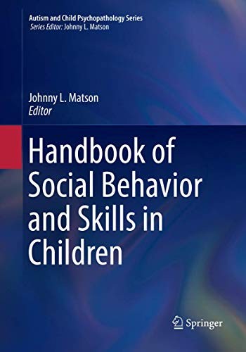 Cover for Handbook of Social Behavior and Skills in Children