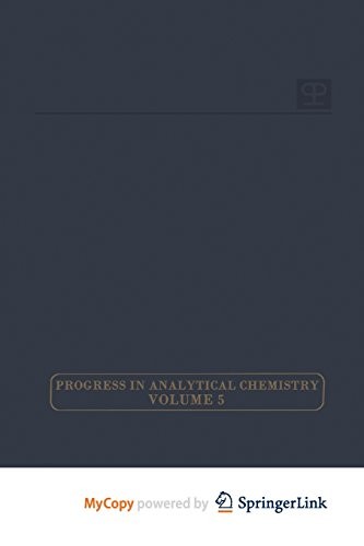Cover for Chemical Analysis of the Environment and Other Techniques