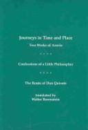 Cover for Journeys in time and place