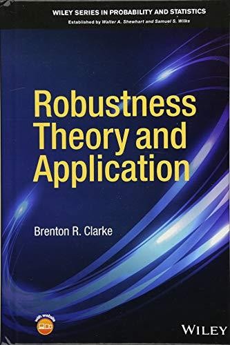 Cover for Robustness Theory And Application