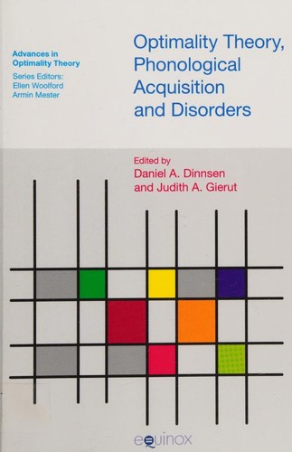 Cover for Optimality Theory, Phonological Acquisition and Disorders
