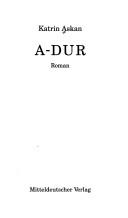 Cover for A-Dur