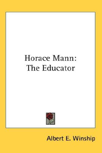 Cover for Horace Mann