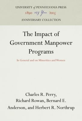 Cover for Impact of Government Manpower Programs
