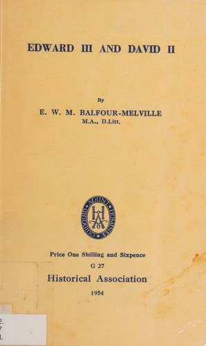 Cover for Edward III and David II