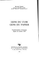 Cover for Gens du cuir, gens du papier
