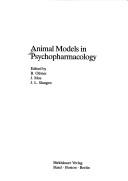 Cover for Animal models in psychopharmacology