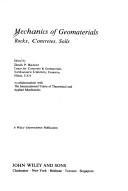Cover for Mechanics of geomaterials