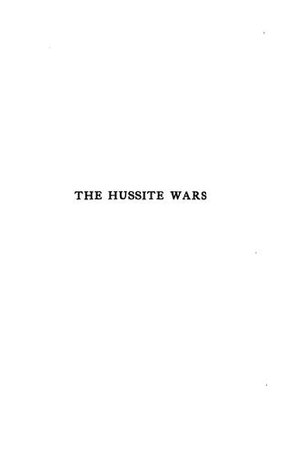 Cover for The Hussite Wars