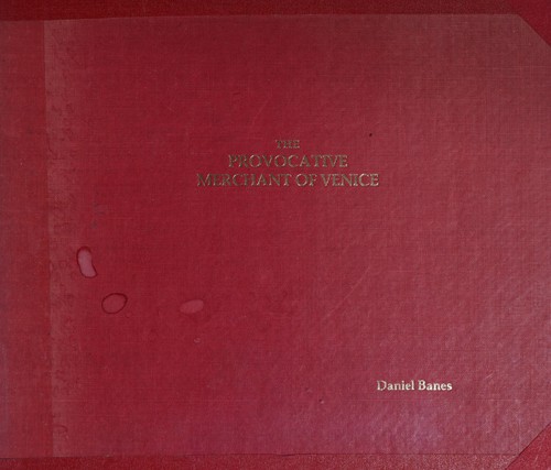 Cover for The provocative Merchant of Venice