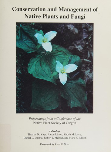 Cover for Conservation and management of native plants and fungi