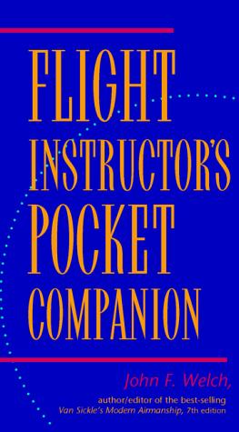 Cover for Flight instructor's pocket companion