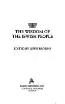 Cover for The Wisdom of the Jewish people