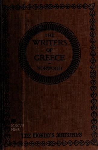 Cover for The writers of Greece