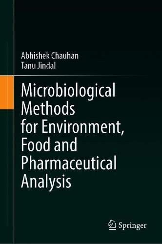 Cover for Microbiological Methods for Environment, Food and Pharmaceutical Analysis