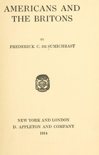 Cover for Americans and the Britons