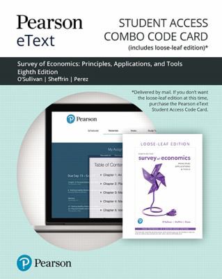 Cover for Pearson EText for Survey of Economics