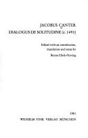 Cover for Dialogus de solitudine (c.1491)