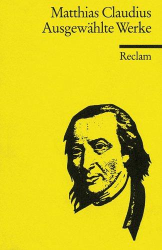 Cover for Ausgewählte Werke.