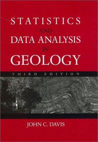 Cover for Statistics and data analysis in geology