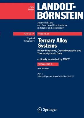 Cover for Selected Systems from CuFeSi to FeNU
            
                LandoltBarnstein Numerical Data and Functional Relationshi