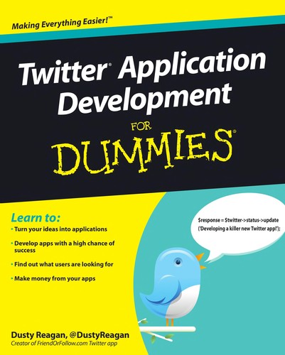 Cover for Twitter application development for dummies