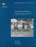 Cover for Listening to farmers