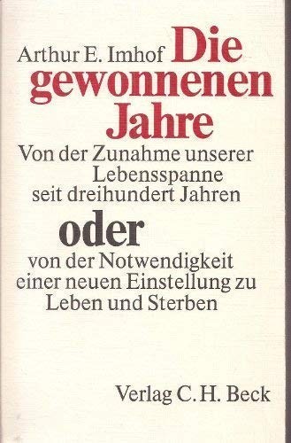 Cover for Die gewonnenen Jahre