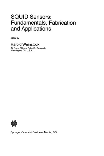 Cover for SQUID Sensors: Fundamentals, Fabrication and Applications