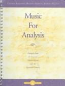 Cover for Music for Analysis