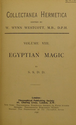Cover for Egyptian magic