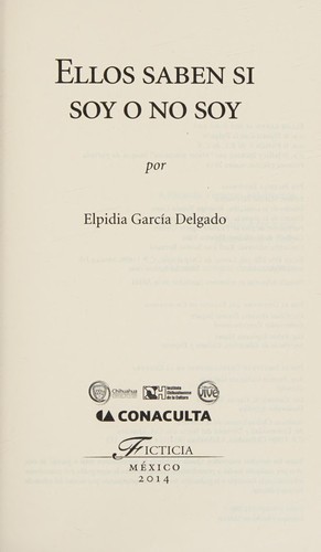 Cover for Ellos saben si soy o no soy