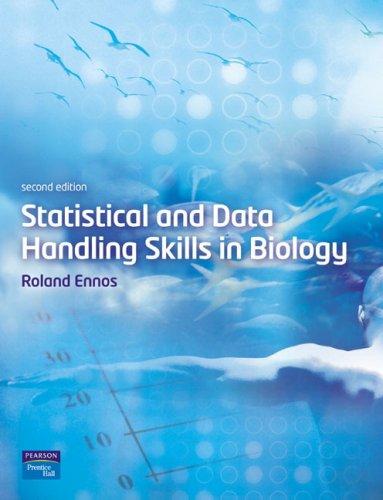 Cover for Statistical and Data Handling Skills in Biology