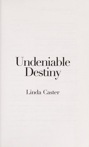 Cover for Undeniable destiny