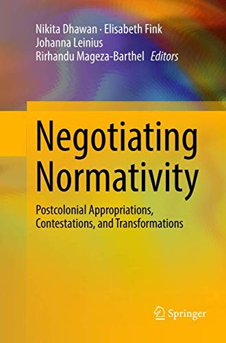 Cover for Negotiating Normativity