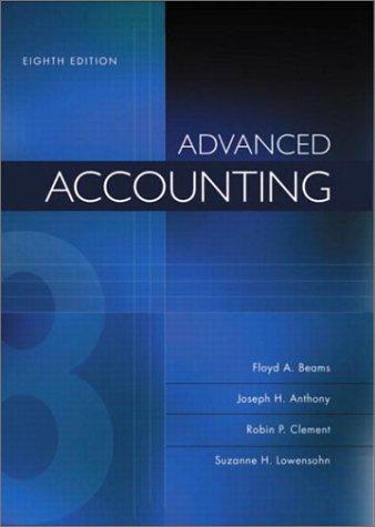 Cover for Advanced Accounting