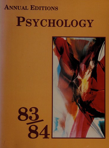 Cover for Psychology 83/84