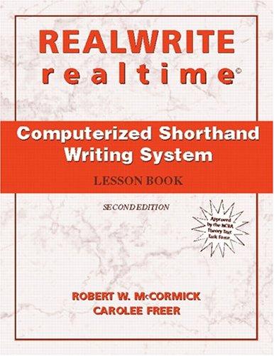 Cover for REALWRITE/realtime Computerized Shorthand Writing (2nd Edition)