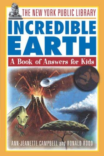 Cover for The New York Public Library incredible Earth