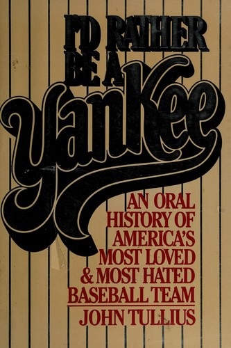 Cover for I'd rather be a Yankee