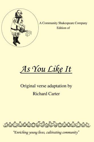 Cover for A Community Shakespeare Company Edition of AS YOU LIKE IT