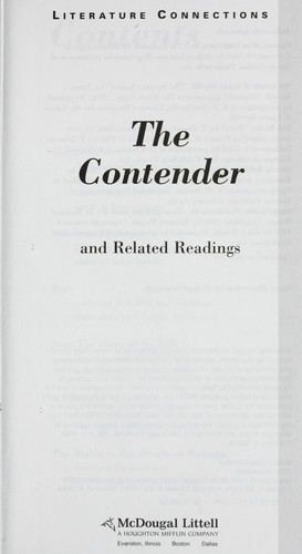 Cover for The Contender (and Related Readings, literature connections)
