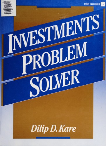 Cover for Investments Problem Solver