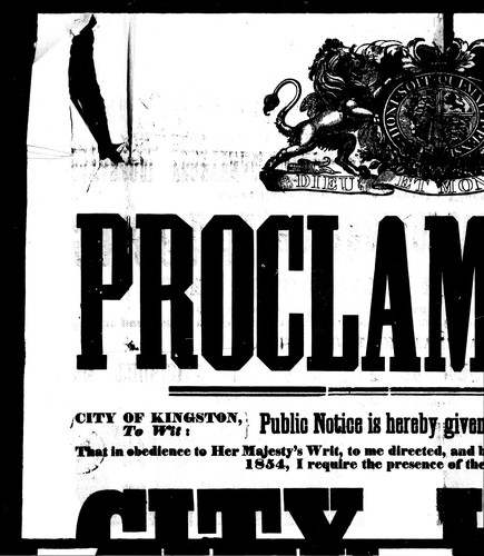Cover for Proclamation