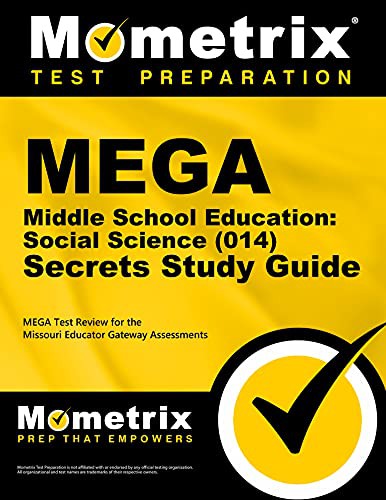 Cover for MEGA Middle School Education : Social Science  Secrets Study Guide