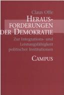 Cover for Herausforderungen der Demokratie