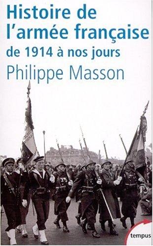 Cover for Histoire de l'armée française