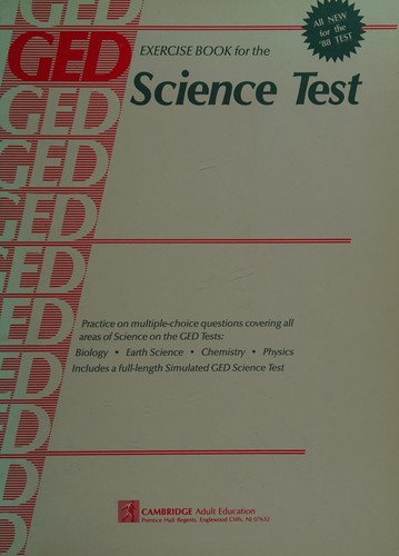 Cover for Ged Exercise Book for the Science Test