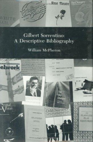 Cover for Gilb ert Sorrentino