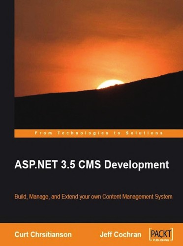 Cover for ASP.NET 3.5 content management system development